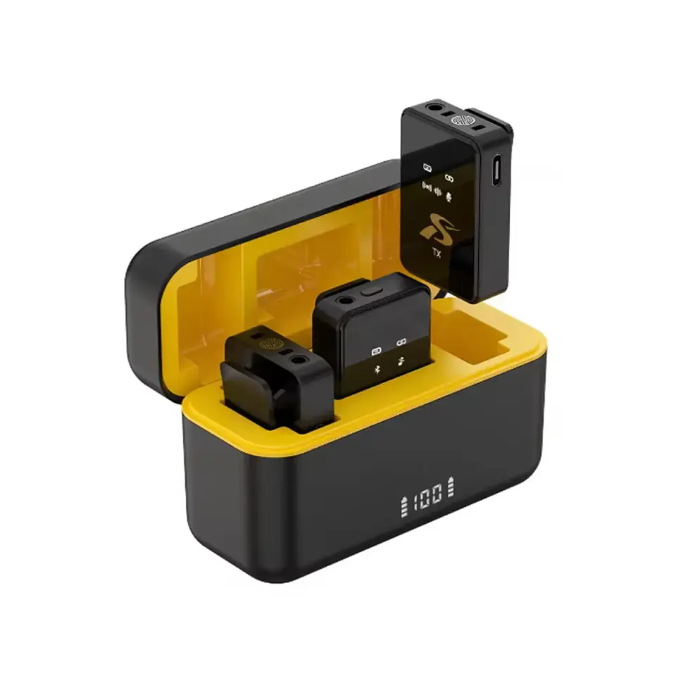 Micrófonos Inalámbricos Dual SX12 3 en 1 Tipo C, Lightning y Jack 3.5 mm 1