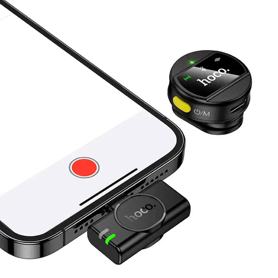 Micrófono Inalámbrico Hoco L21 Charm Magnético USB-C con ENC 5