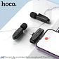 Micrófono Inalámbrico Hoco L15 Dual Lightning y USB-C 2.4 GHz - Miniatura 3