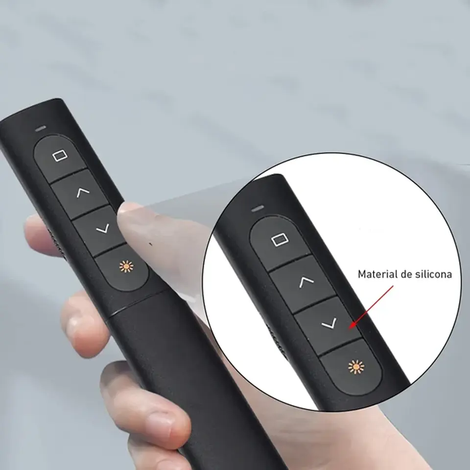 Presentador Inalámbrico PPT03 con Puntero Láser USB 2
