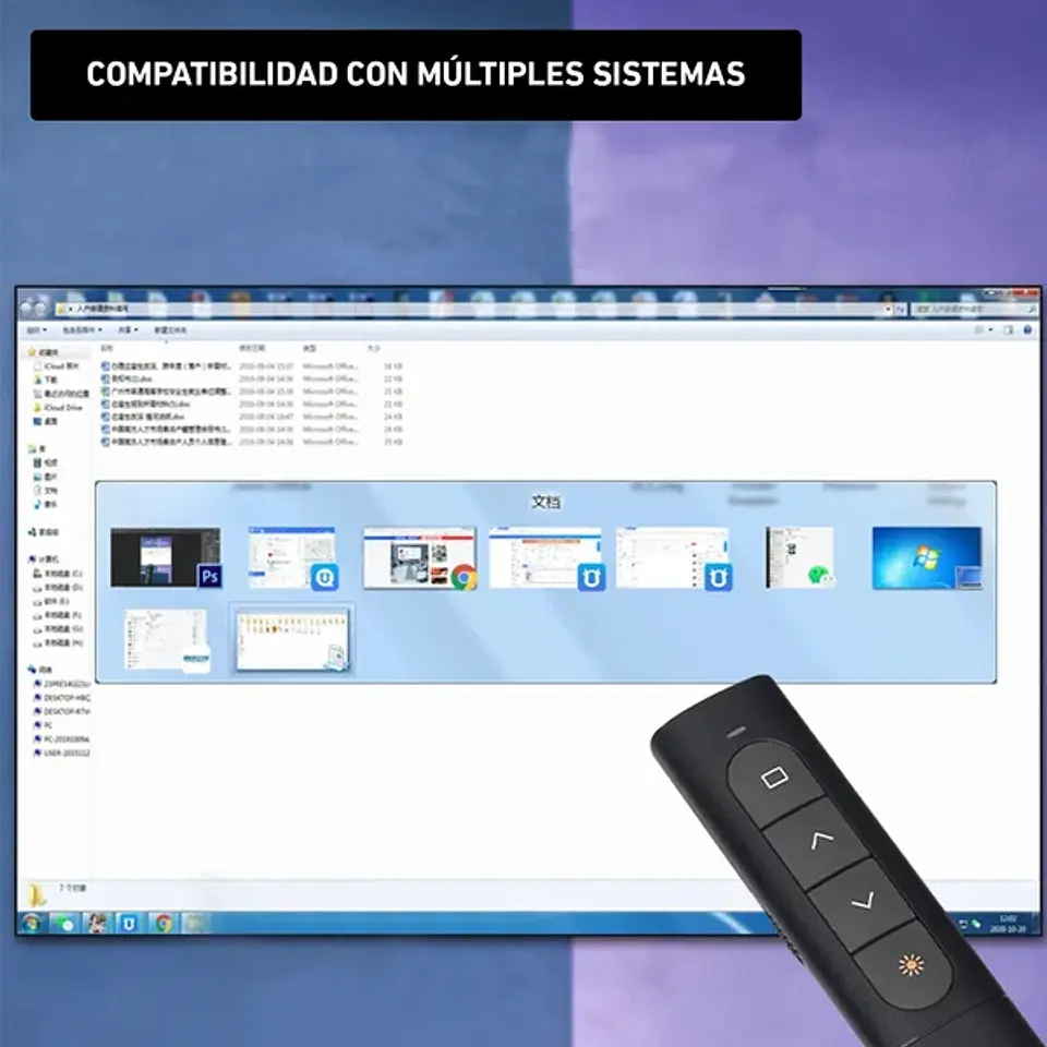 Presentador Inalámbrico PPT03 con Puntero Láser USB 5
