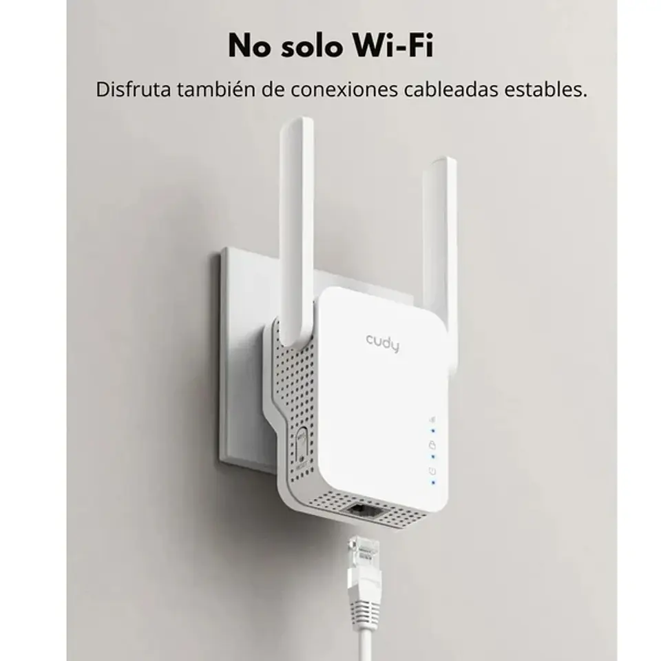 Repetidor WiFi 6 Cudy RE1500 AX1500 Dual Band Mesh 2