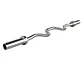 Barra W Cromada 1.2 m Maciza 28 mm con Topes a Rosca - Miniatura 2