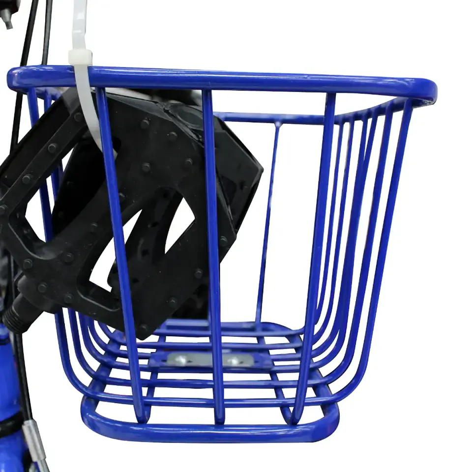 Bicicleta Infantil BLAZE Aro 16 Azul con Canasta y Auxiliares 4