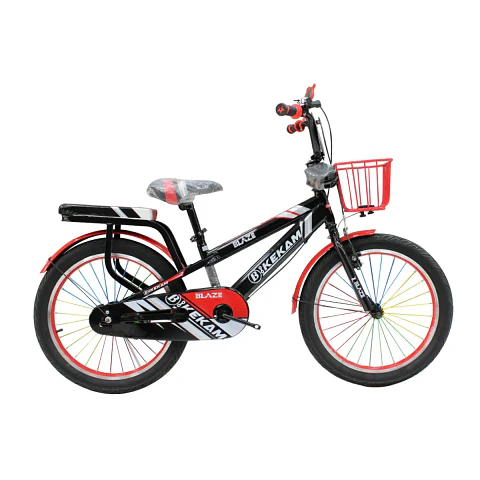 Bicicleta Infantil BLAZE Aro 16 Negra con Canasta y Auxiliares