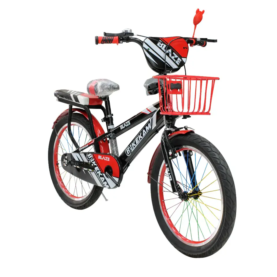 Bicicleta Infantil BLAZE Aro 16 Negra con Canasta y Auxiliares 2