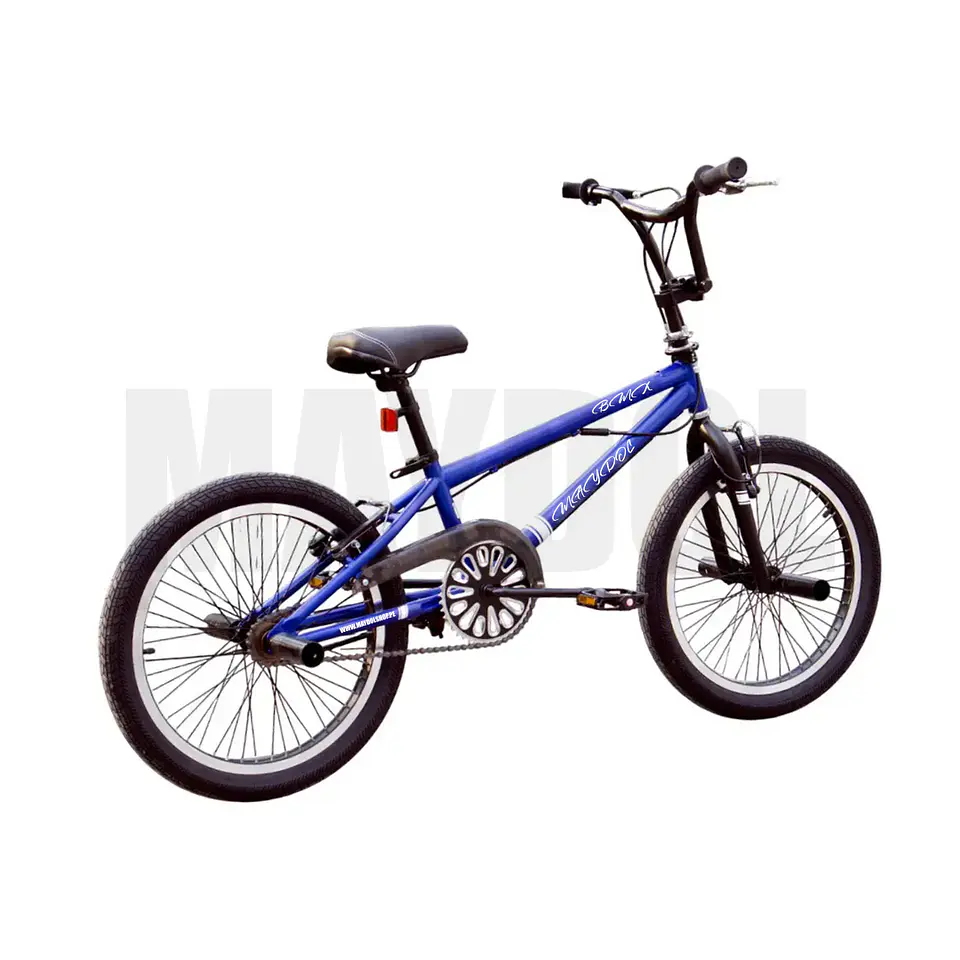 Bicicleta BMX Freestyle Aro 20 Azul con Rotor 360° 3