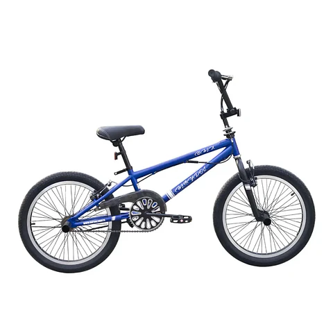 Bicicleta BMX Freestyle Aro 20 Azul con Rotor 360°