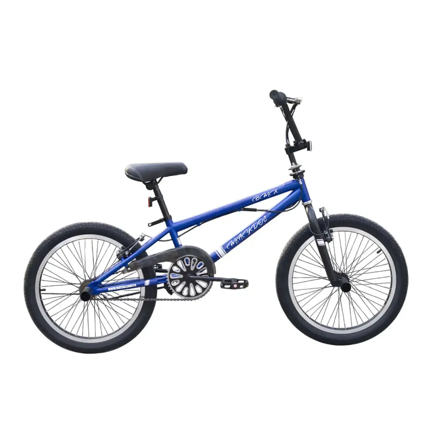 Bicicleta BMX Freestyle Aro 20 Azul con Rotor 360° 1