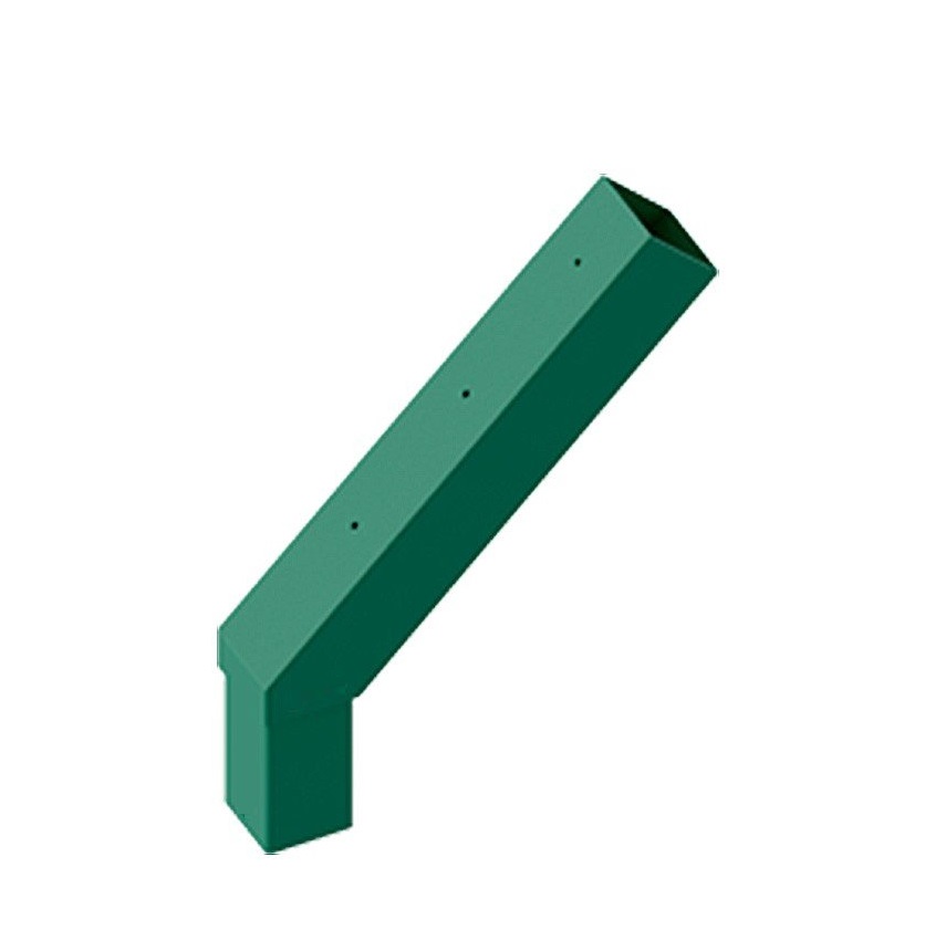 Brazo extensión poste verde para Alambre de Púas o Electrico