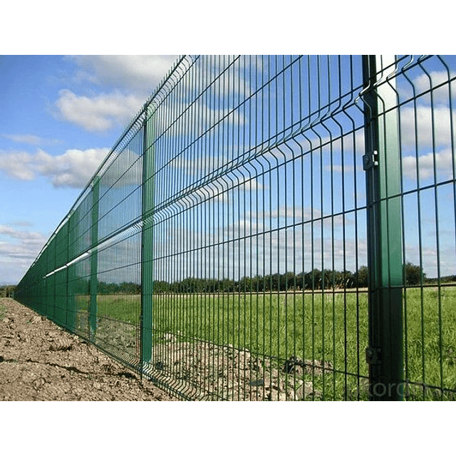 Pilar / Poste ECO 2.3m 50mmx50mm Para Reja 3d VERDE