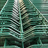 Reja 3D Verde 1.85x2.5m Galvanizada + cubierta PVC ECO