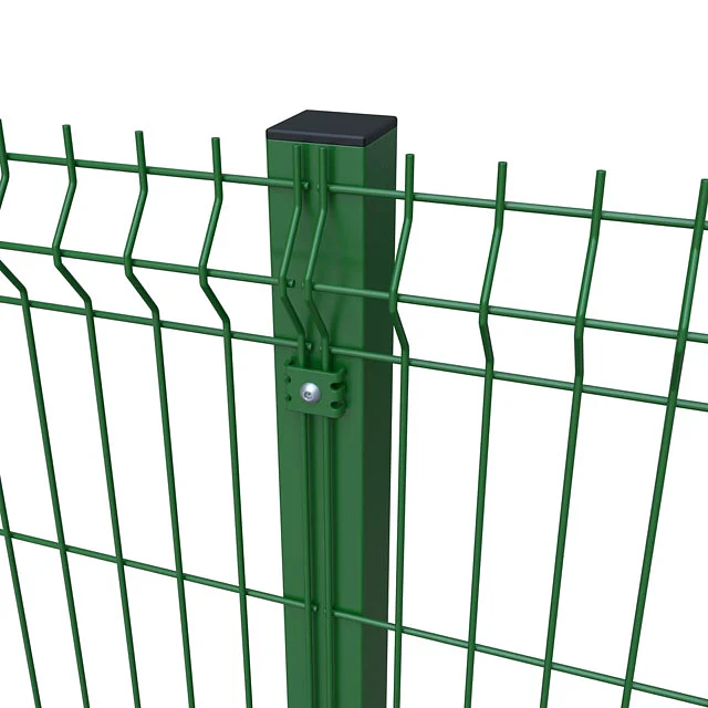 Kit Reja 3d 1.2m con Poste Verde 1.2m con base para piscinas o barreras new jersey
