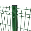 Kit Reja 3d 1.2m con Poste Verde 1.2m con base para piscinas o barreras new jersey