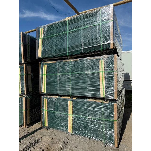 Kit Reja 3d 1.2m con Poste Verde 1.2m con base para piscinas o barreras new jersey