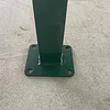 Pilar / Poste verde con Base 1.2m 50mmx50mm Para Reja 3d Verde