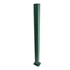 Pilar / Poste verde con Base 1.2m 50mmx50mm Para Reja 3d Verde