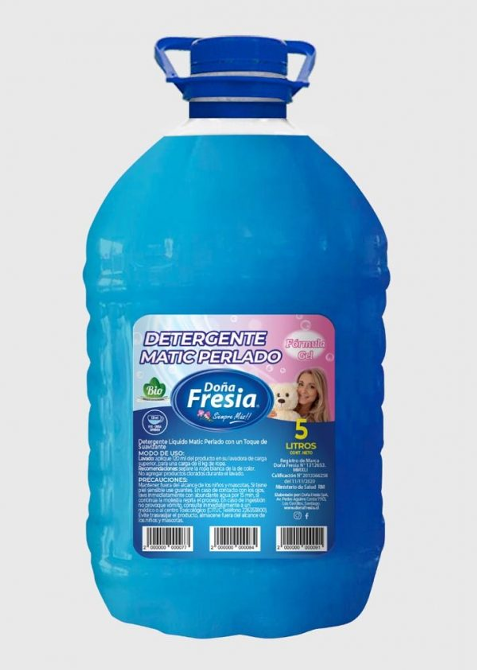 Deter.Matic Dona Fresia Perlado Celeste 5L 1