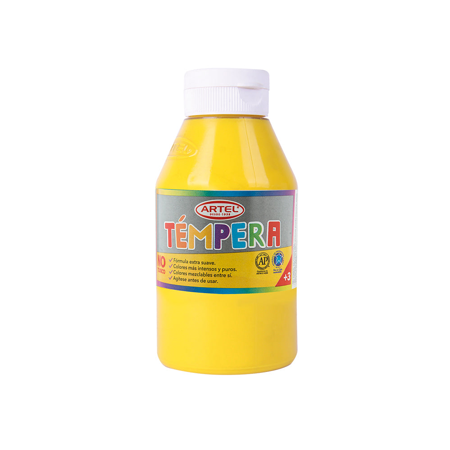 Tempera Proarte  Frasco 250ml Amarillo Medio Artel 1