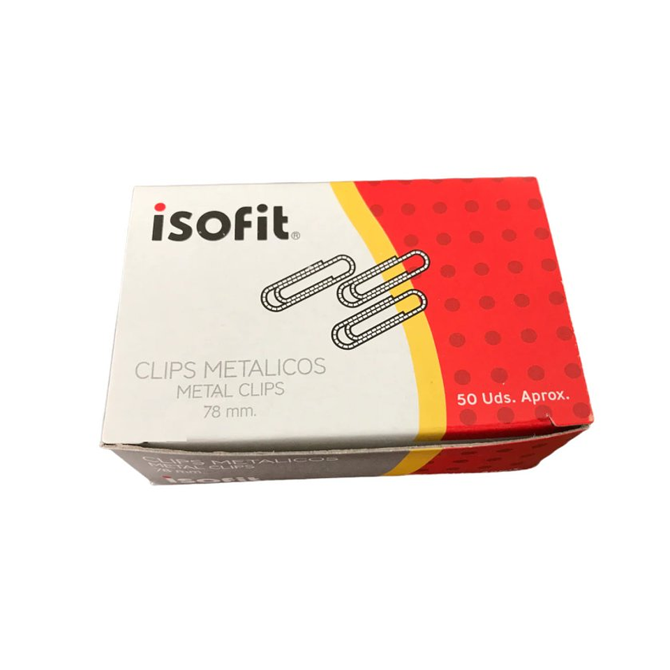 Clips Isofit Metal 50 Mm De 100 Unidades 1