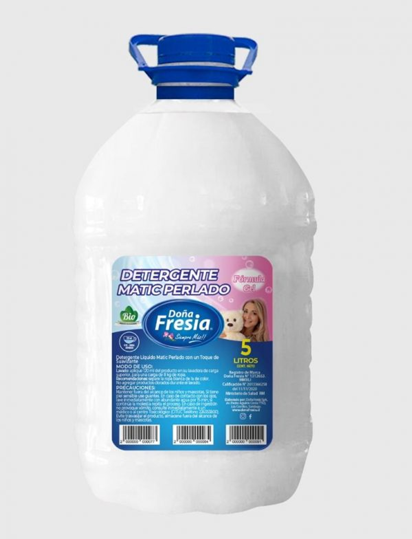 Deter.Matic Dona Fresia Perlado Blanco 5L 1