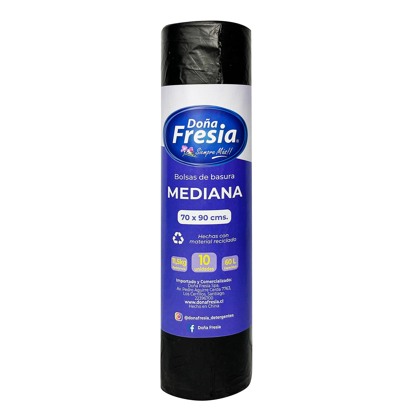 Rollo Bolsa Basura 70X90Cm Dona Fresia 10 Uni 1