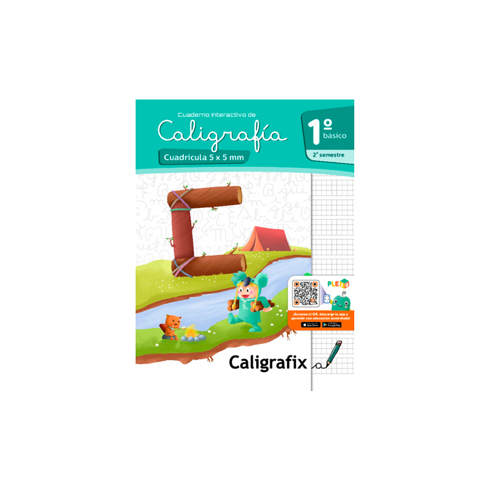 Caligrafia Cuadriculado 1 Basico 2do Semestre Caligrafix 1