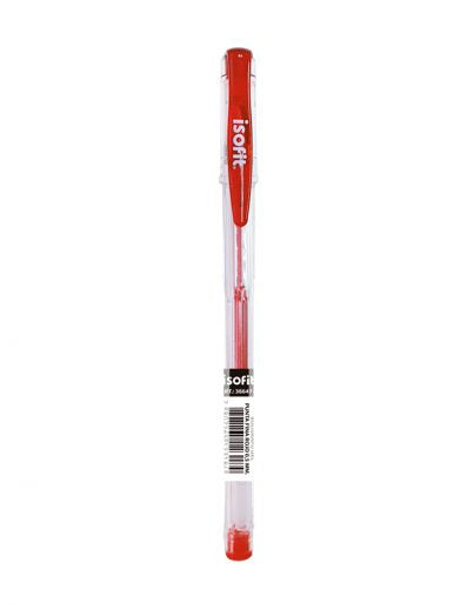 BOLIGRAFO GEL ISOFIT 0,7MM ROJO 1
