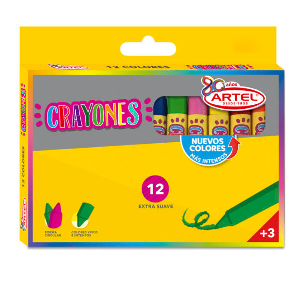 Crayon Artel 12 Colores 1