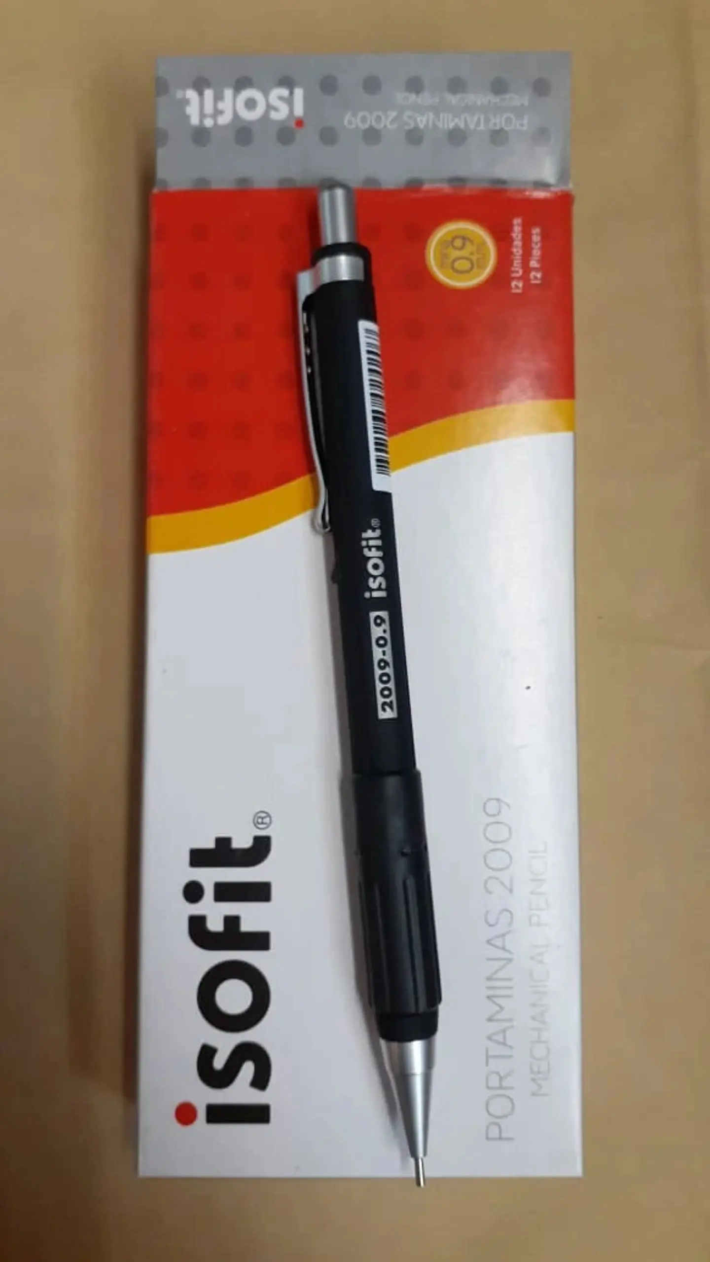 Portaminas 0.9mm 12uni Isofit 1