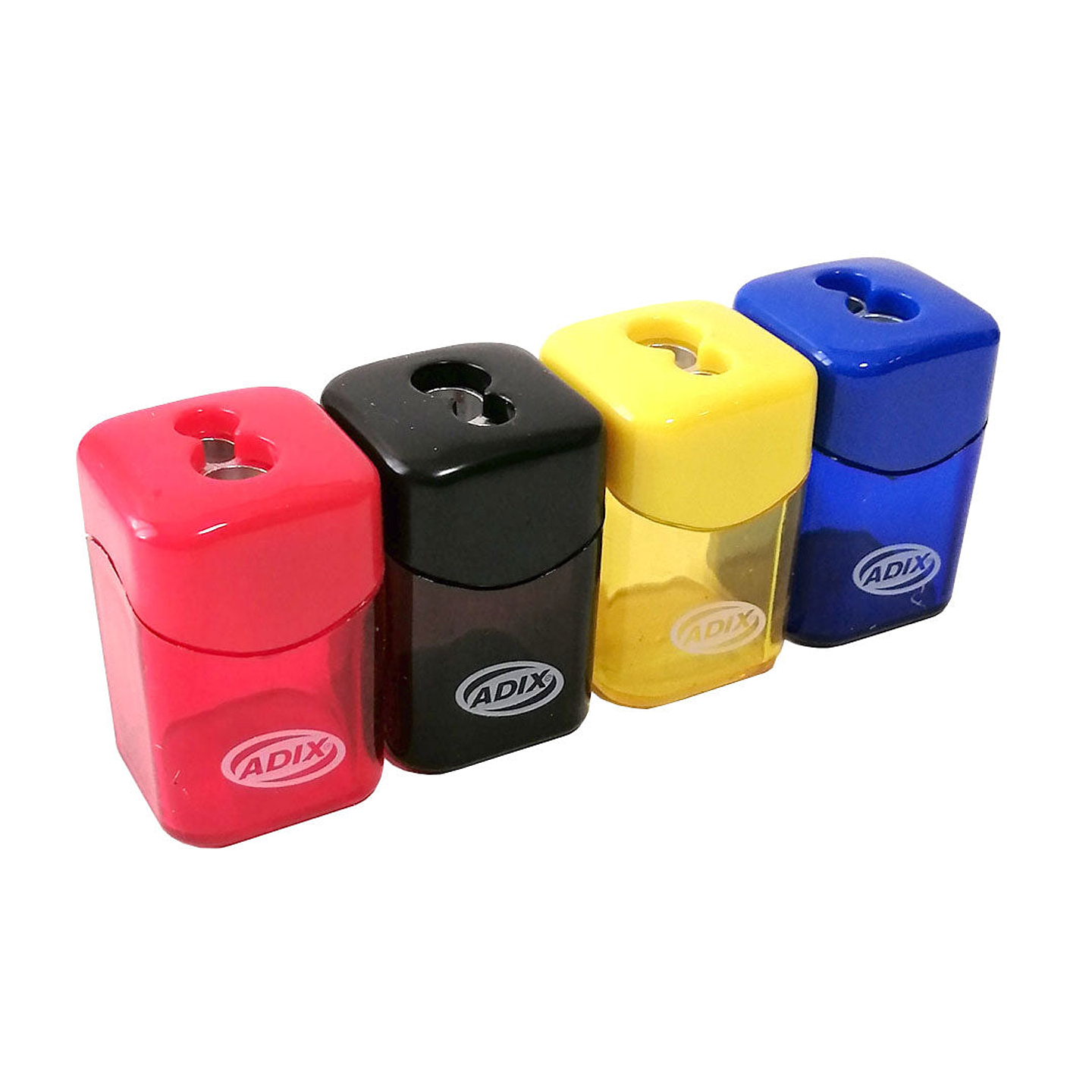 Sacapunta Metalico Doble con Contenedor Adix 1