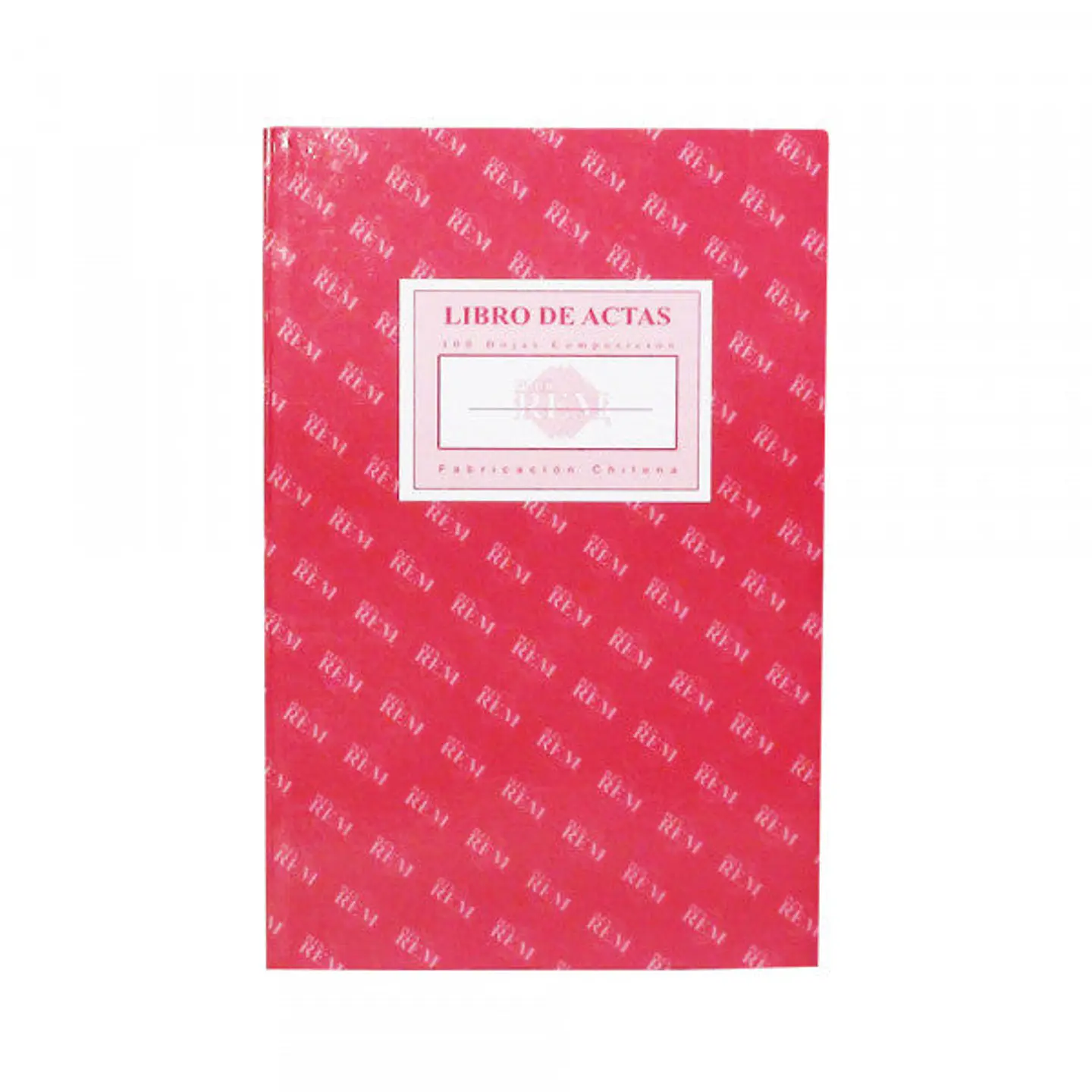 Libro De Actas 100Hjs Lineal Foliado Composición Rem 1