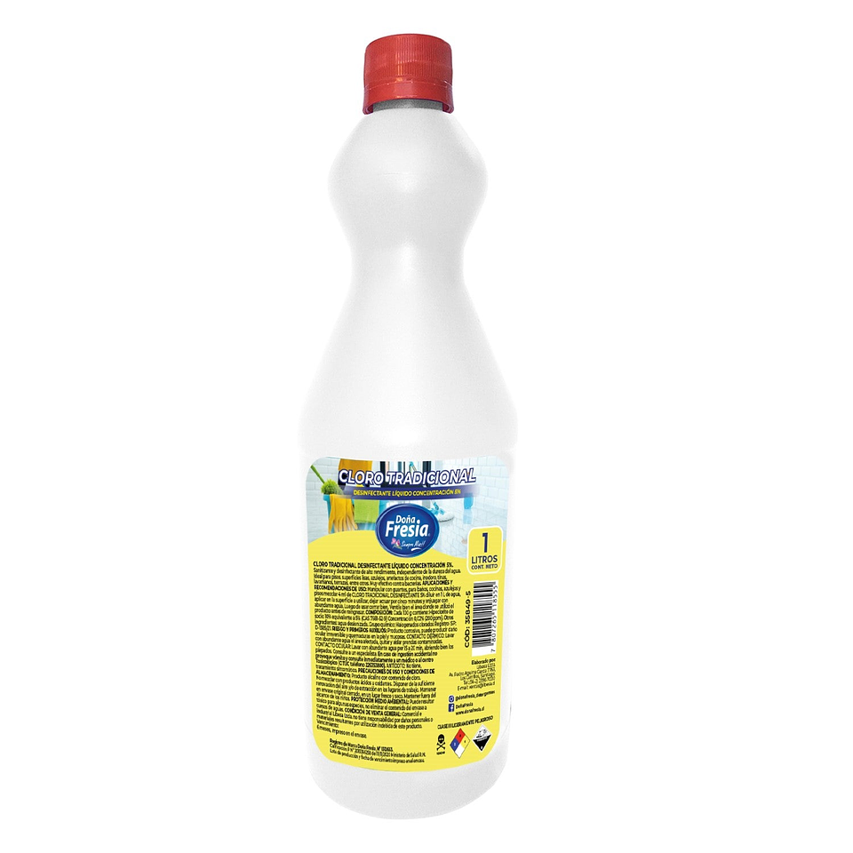 Cloro Concentrado 5% Dona Fresia 1L 1