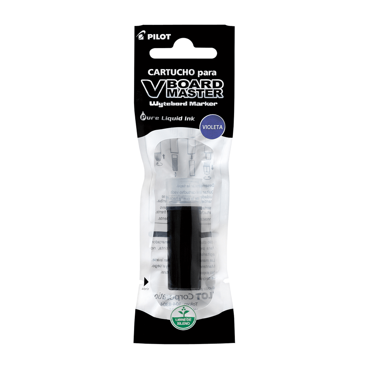 Recarga Marcador Pizarra V Board Master Color Violeta Pilot 1