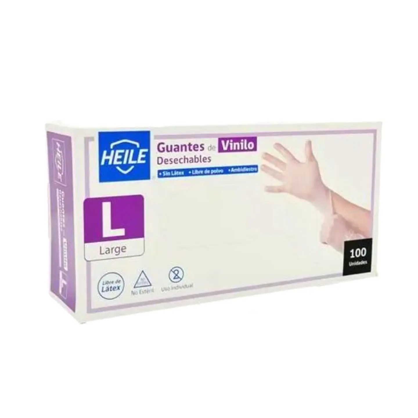 Guante Vinilo Talla L Heile 1