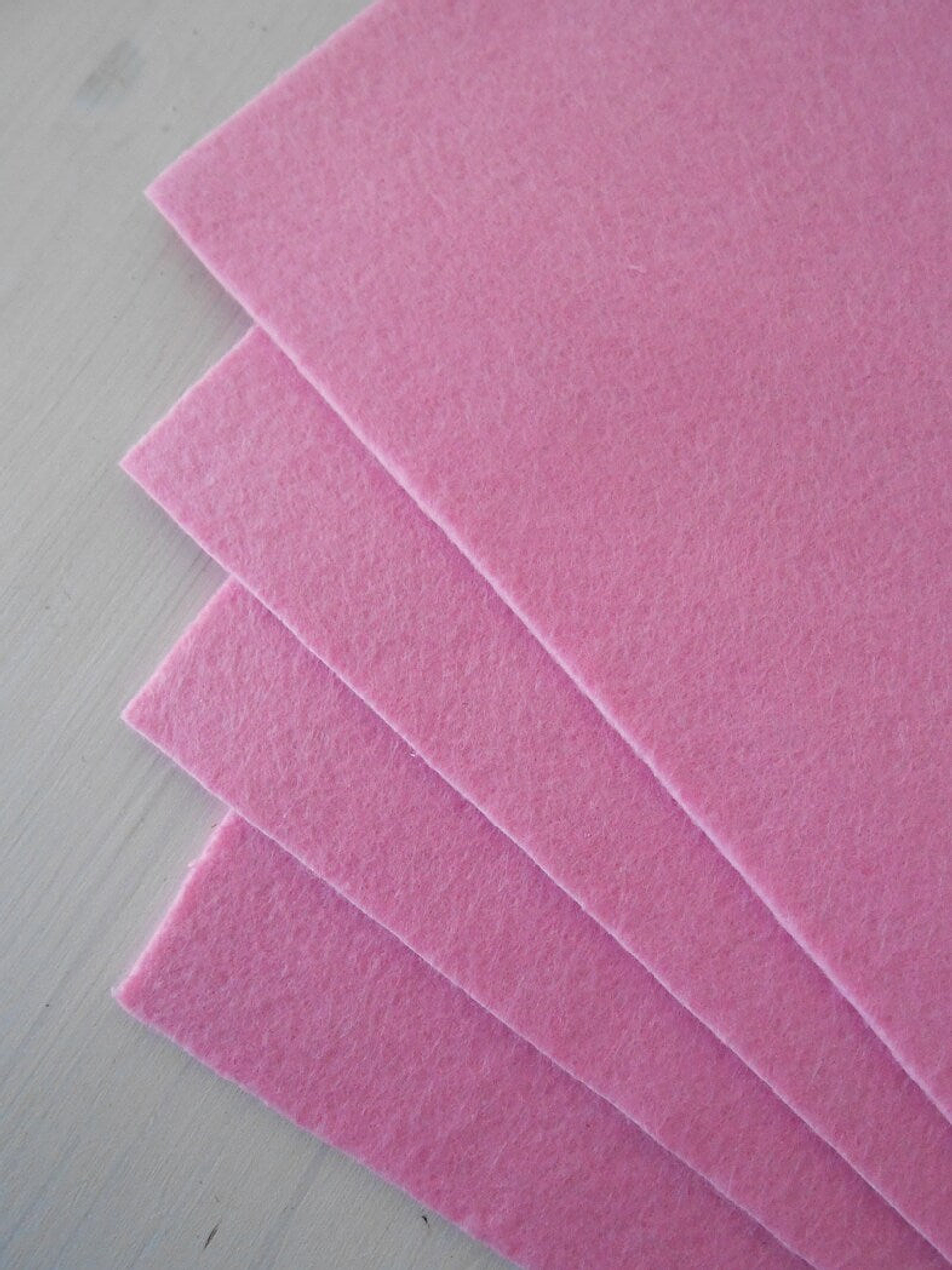 Hoja Papel Fieltro 20X30Cm Color Rosado Uni 1