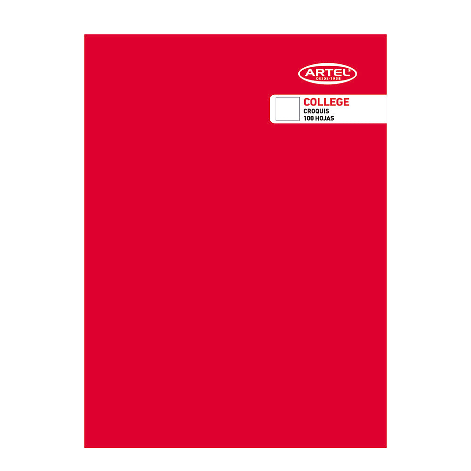 Cuaderno College Croquis Dibujo 80Hjs Artel 1