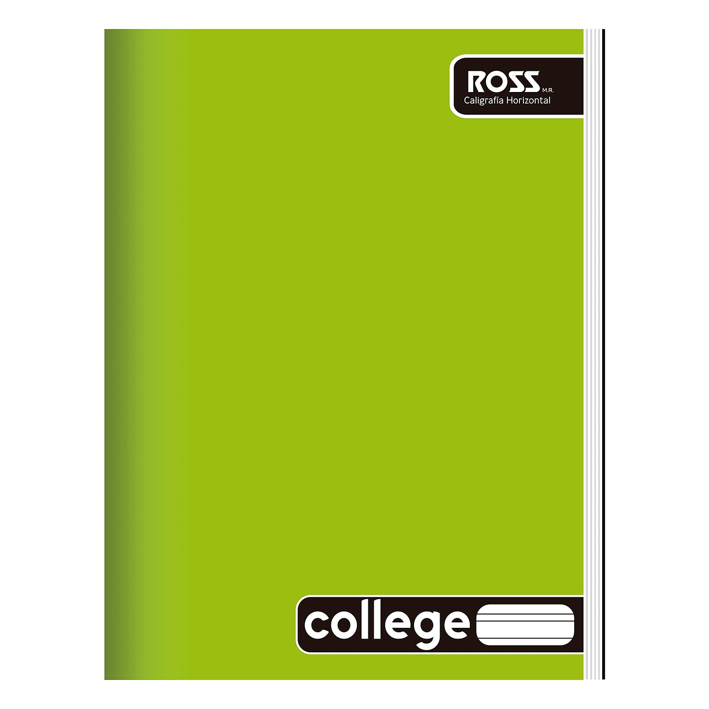 Cuaderno College Liso Caligrafia Horizontal 80hjs Ross 1