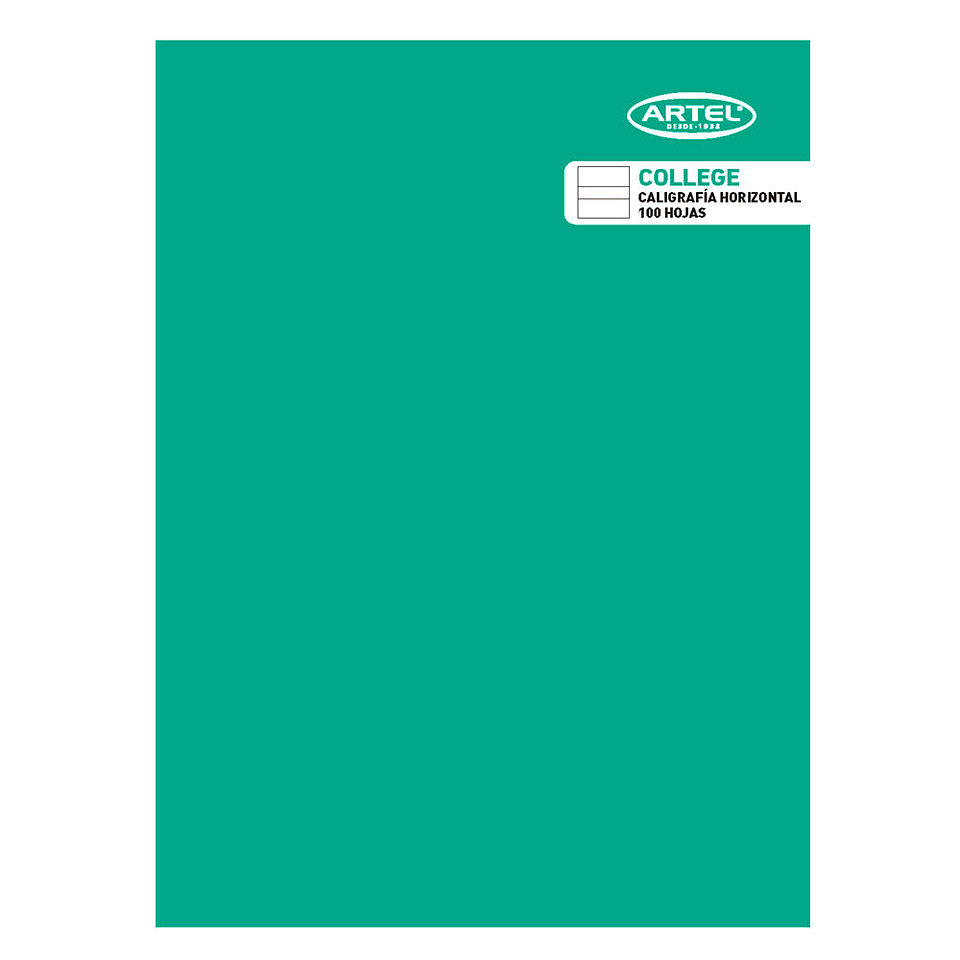 Cuaderno College 80Hjs Caligrafia Horizontal Artel 1