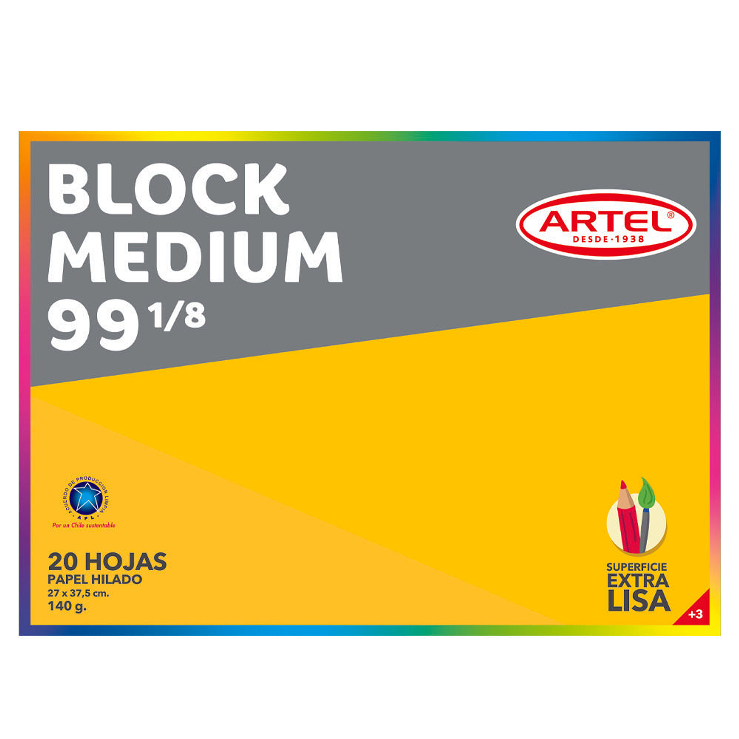 Block Medium Mediano 99 1/8 20hjs Artel 1