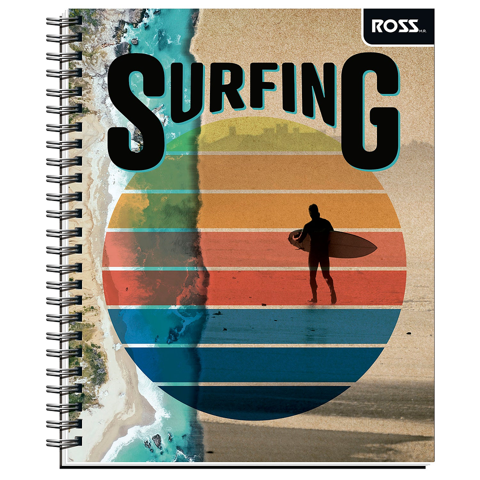 Cuaderno Universitario TS/ED SPort Kids 100hjs 7mm Ross 1