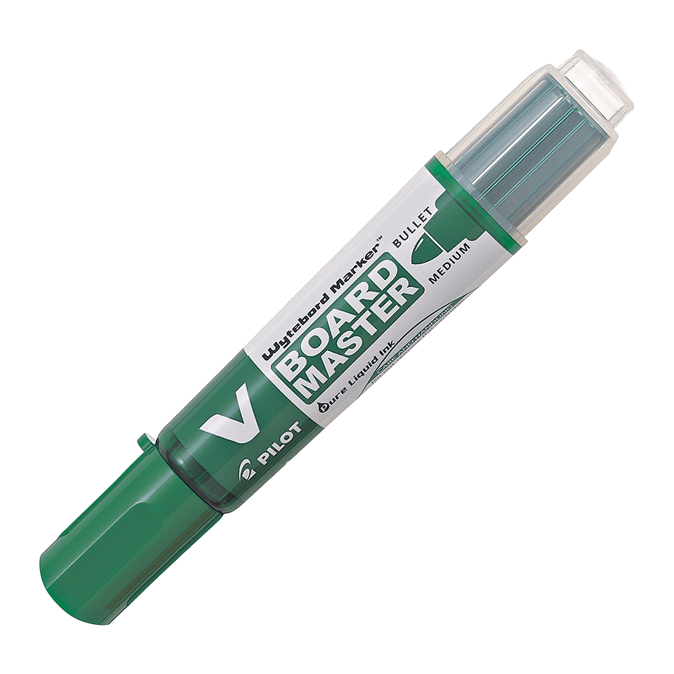 Marcador Pizarra Recargable V Board Master Color Verde Pilot 1