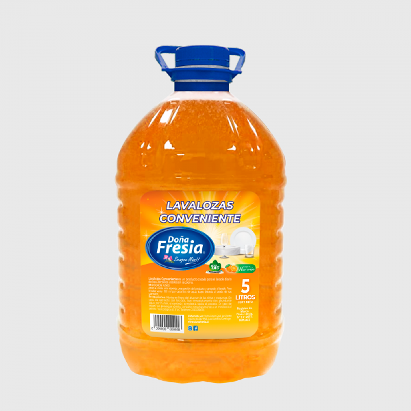 Lavaloza Dona Fresia Conveniente Naranja 5 L 1