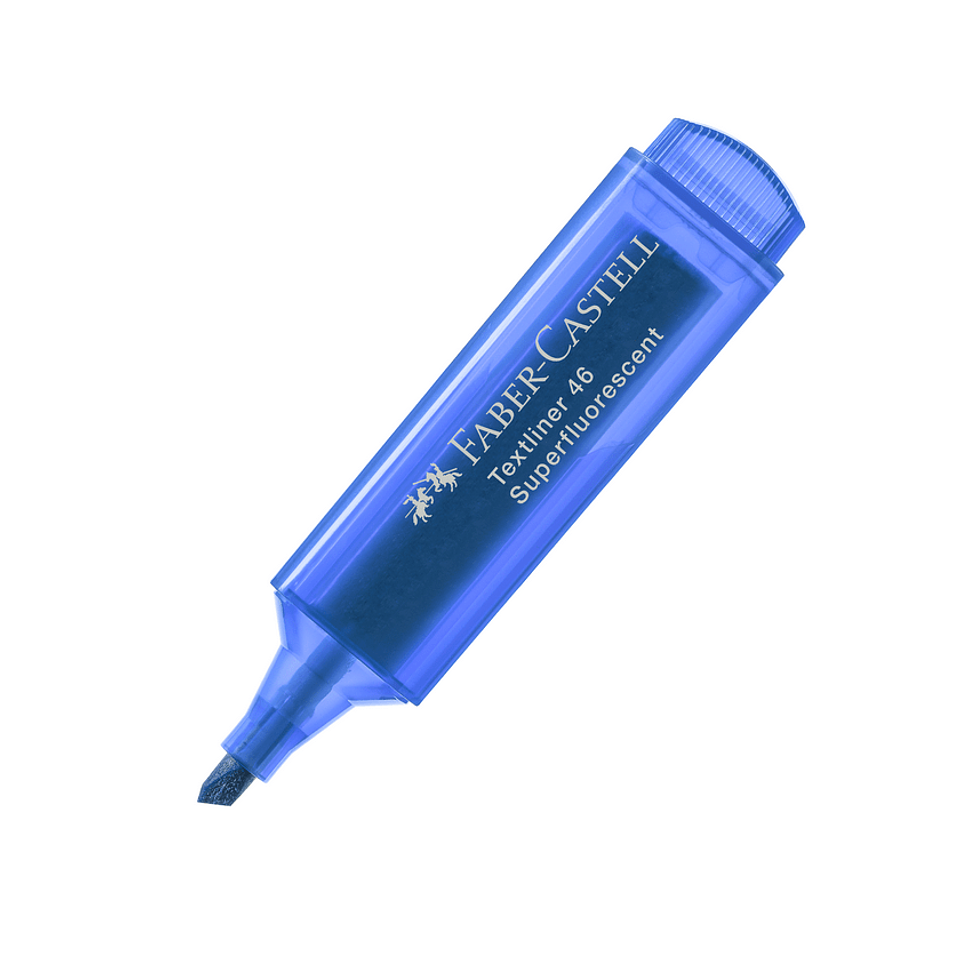 Destacador Textliner 46 SF Azul Faber Castell 1