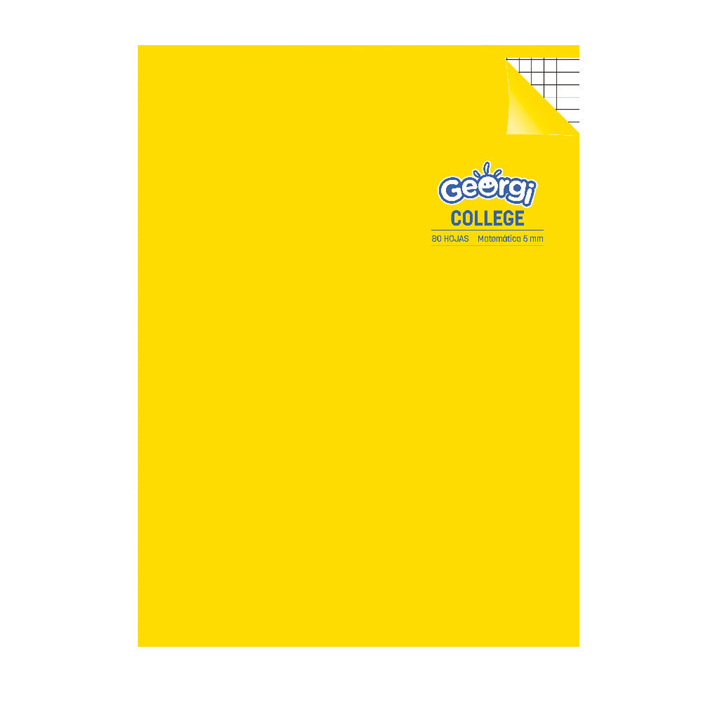 Cuaderno College Cuadro Chico 5mm 80 Hojas Georgi 1