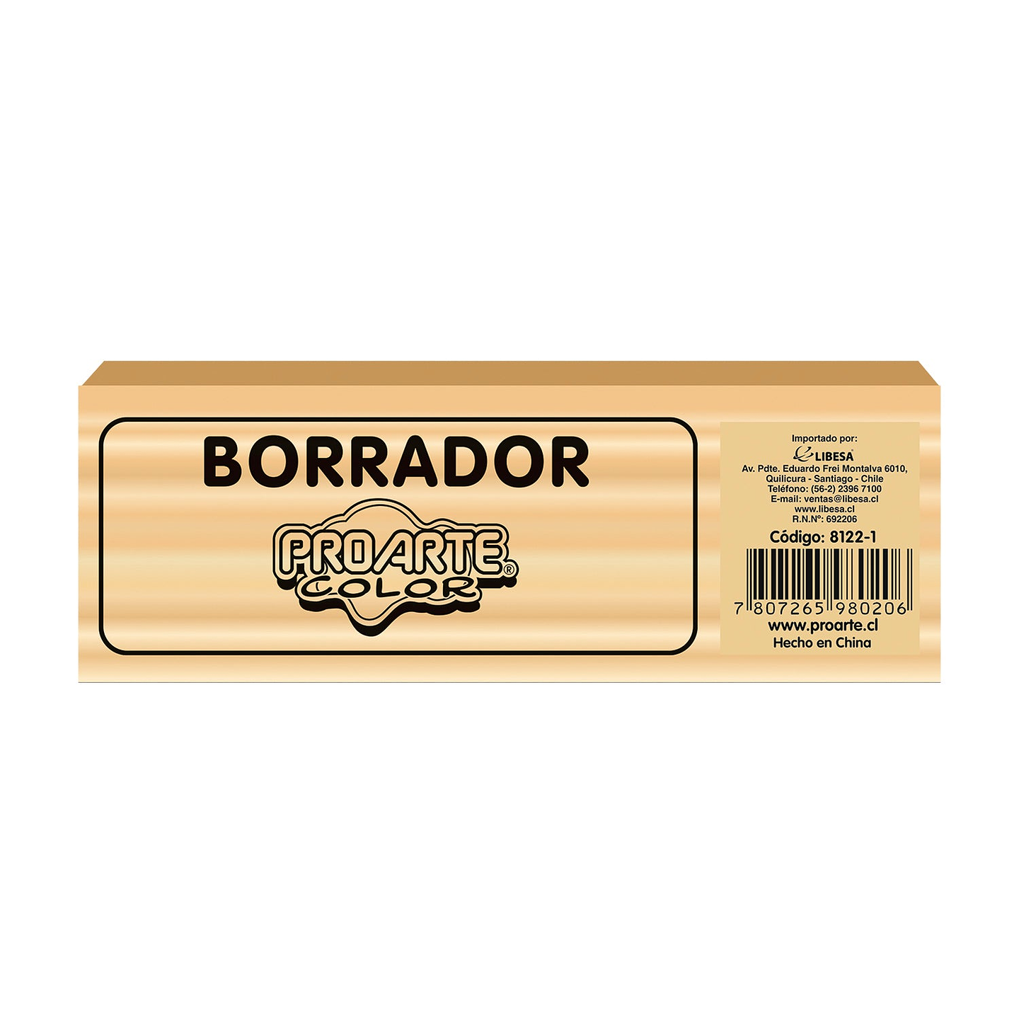 Borrador Proarte Madera Para Pizarra 1