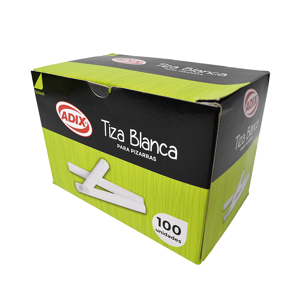 Tiza Blanca 100uni Adix 1