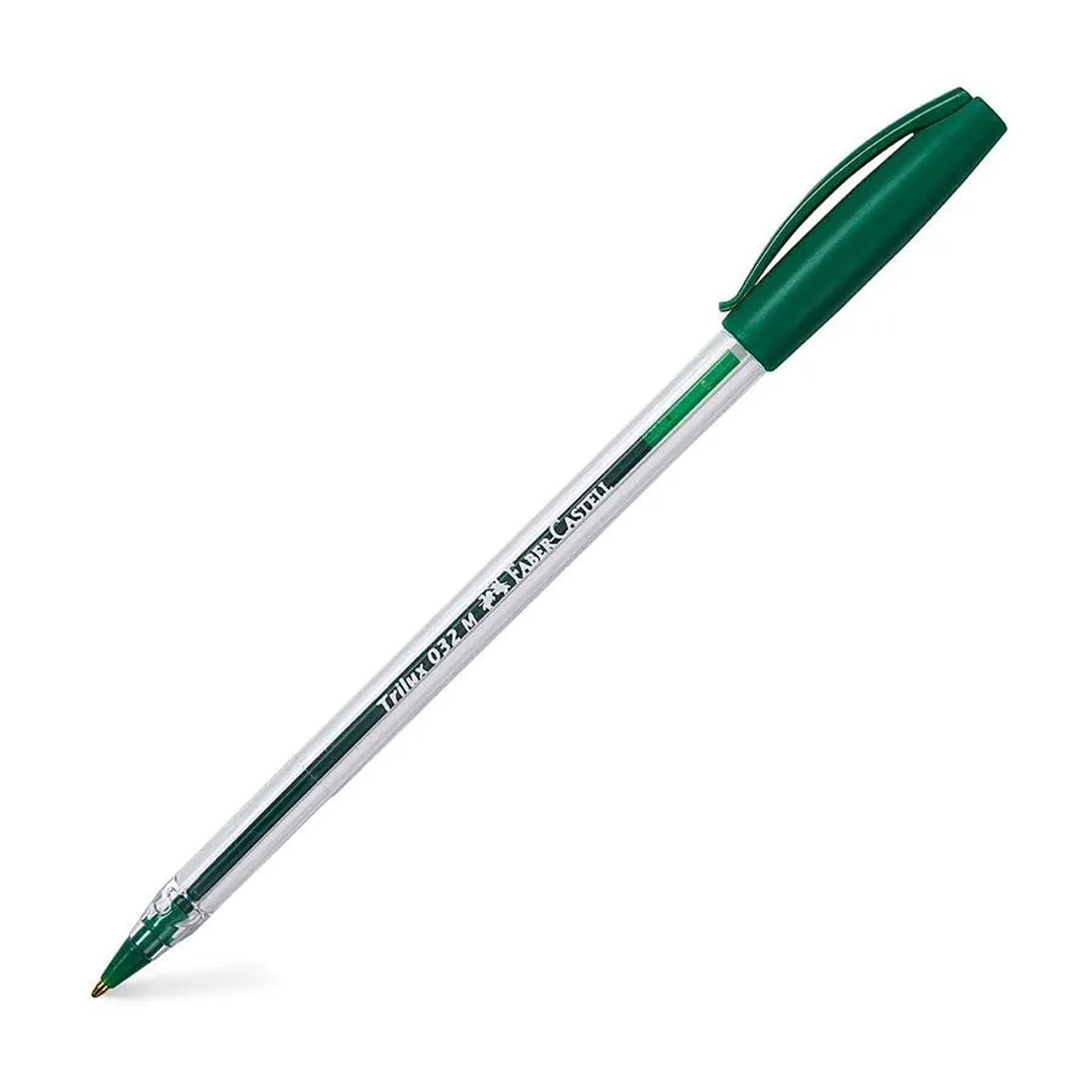 Bolígrafo Lápiz Pasta Trilux 032 M Verde Uni Faber Castell 1
