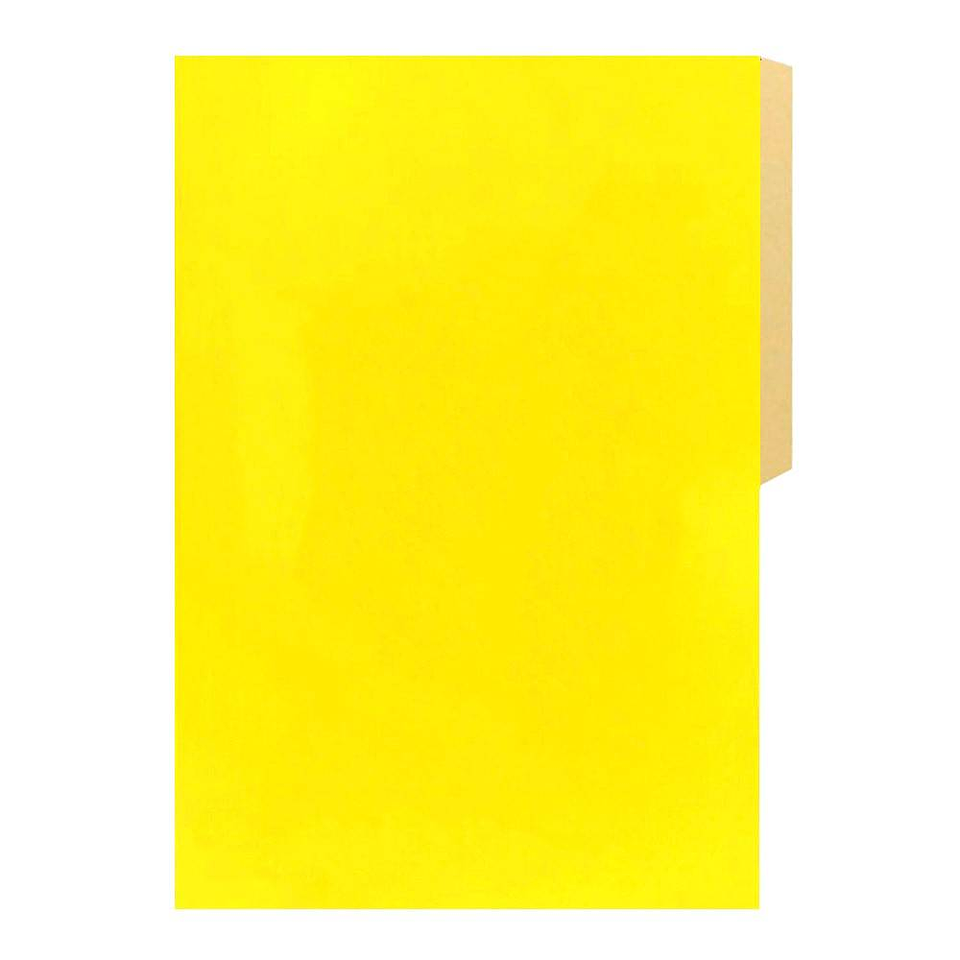 CARPETA TROQUELADA COLOR AMARILLO UNI 1