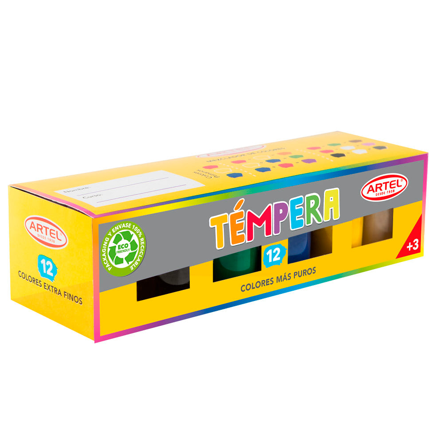 Tempera 12 Colores 15 ML Artel 1